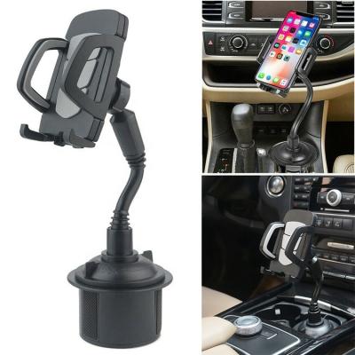 China Universal Adjustable 360 ​​Degree Car Phone Mount Gooseneck Cup Holder Stand Adjustable Cradle Cell Phone Support for Mobile Phone GPS for sale