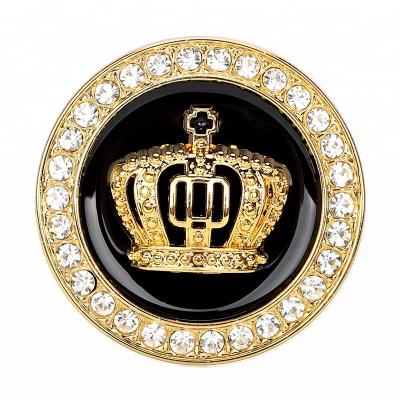 China Car Decoration Sticker Crystal Princess Crown Car Emblem Auto Decal Sticker for sale