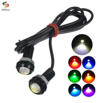 China Aluminum Alloy + COB Led 2x Car LED Signal Bulb COB DRL Auto Daytime Running Light Eagle Eye Fog Lamp for sale