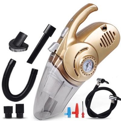 China Longer Electronic Cord and Stronger Suction 12 Volt Cordless Portable High Power Car Auto Vacuum Cleaner with Light Up Tire Pressure Checker for sale