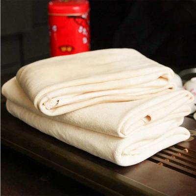 China 45x55cm Extra Large Car Care Deerskin Automatic Natural Drying Chamois Compressed Leather Cham Leather Cloth for sale