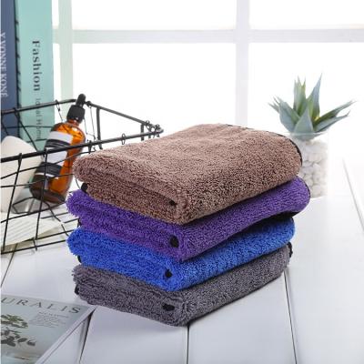 China New Viable 400gsm Thick Car Towel Microfiber Cleaning Towel Car Wash Absorbent Towel for sale