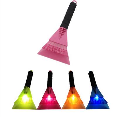 China Car Ice Scraper Car Snow Shovel With LED Light Vehicle Ice Scraper for sale