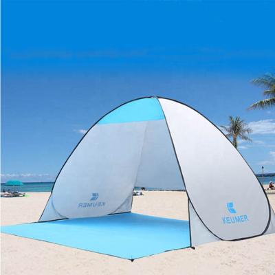 China 190T Automatic Sun Shade Travel Tent UV-Resistant Automatic Beach Tent Sun Protection Tent Tourist Camping Tent for sale