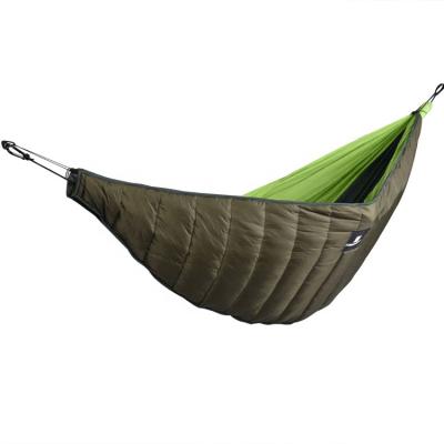 China Outdoor Furniture Winter Sleeping Bag Hammock Underquilt Warmer Sleeping Bag Warmer Under Comforter Cover For Outdoor Camping Hiking for sale