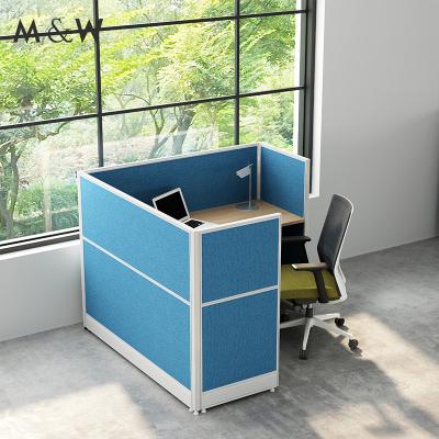 China Easy Installation Modern Table Office Promotion Workstation Partition Modular Office Compartment for sale