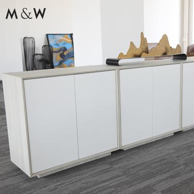 China Convertible Steel Movable No Handle Design Pedestal Office Modern Filing Cabinet Wooden Storage Cabinet for sale