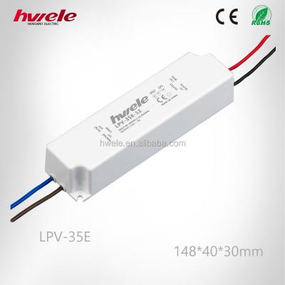 China LPV-35E waterproof electronic led driver with CE ROHS kc PSE TUV ccc certification LPV-35E for sale