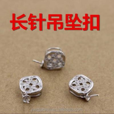 China 925 Sterling Silver Wholesale Earrings Flower Jewelry Findings ERF-150610-20 for sale