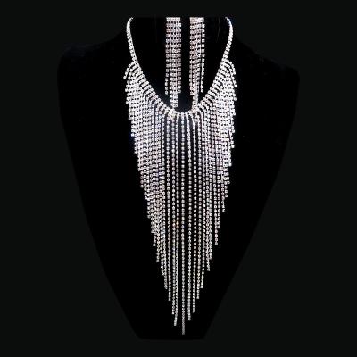 China BOHEMIA Fashion Rhinestone Necklaces Long Chain Necklace Fashion Jewelry Stock for sale