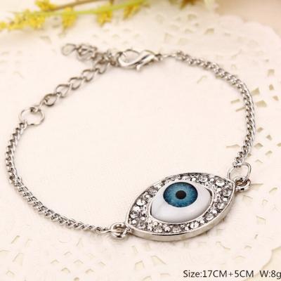 China Hot Selling Fashionable Alibaba Blue Trade Turkey Evil Eye Bracelets for sale