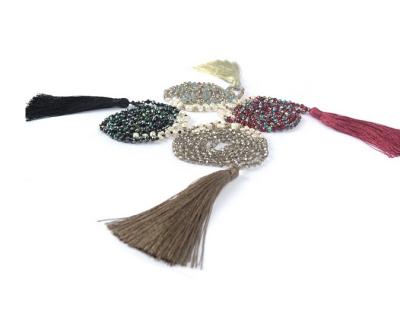 China 2022 New Fashionable Lady Bohemia Tassel Necklaces Bead National Necklaces for sale