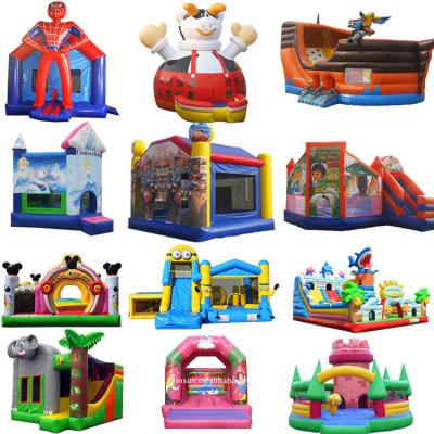 China Outdoor House Jump Bounce Entertainment Obstacle Bouncer Toddler Blast Combo Water And Jum Kids Bouncy Castle With Slide for sale