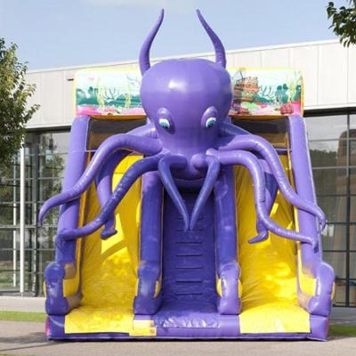 China Wholesale Giant Inflatable Pool Outdoor Water Entertainment Octopus Slides for sale