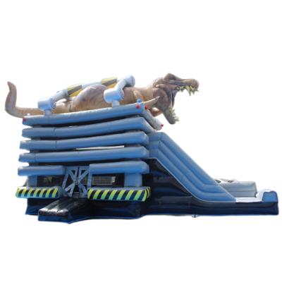 China Dinosaur-Inflatable-Slide Outdoor Water Entertainment Inflatable Dinosaur Slide for sale