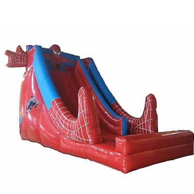 China Man Outdoor Water Entertainment Inflatable Spiderman Slide For Spider Tower for sale