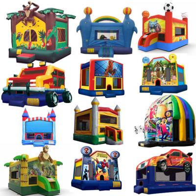 China Outdoor Entertainment Blast Houses Commercial Comercial Baby Castle Mini Bounce House With Pool for sale