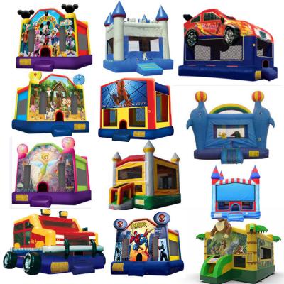 China Manufacturer Wholesale Pink Outdoor Commercial Inflatable Bouncer Moonwalk Water Entertainment Big Bounce Houses For Sale for sale