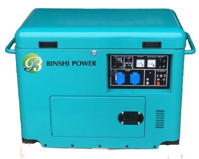 China 5kw 5kva factory air cooling cheap silent diesel generator set with 15L air cooling for sale