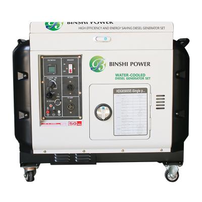 China Factory Price Portable Silent Diesel Generator 7kw Genset Alternative Energy Electric Power Generation BM20 for sale