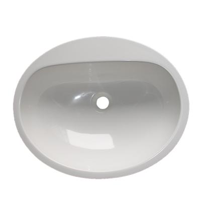 China Modern China Customized White Acrylic Round Designs Hotel Corner Washroom Under Counter Basins for sale