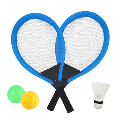 China Kids Sports Game Racket Ball Toys Eco-friendly Material Badminton Toy Racket Outdoor Sports for sale