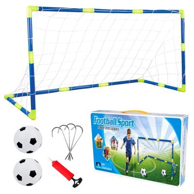 China Foldable Mini Soccer Goal Set Net Kids Football Eco-friendly Material For Kids Training Outdoor Sports for sale