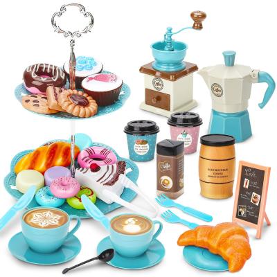 China Eco-Friendly Non-Toxic Tea Set For Kids Kitchen Set Toys Role Play Education Pretend Play For Kids for sale