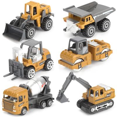 China Safety Kid Diecast Construction Metal Cars Vehicles Model Truck Toys Engineering Car for sale