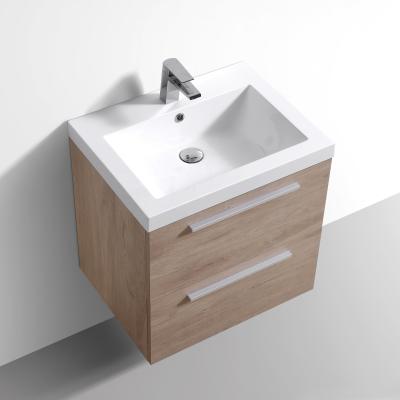 China Customized Design Modern Wall Hung Wash Basin Square Solid Color Modern Bathroom Sinks for sale