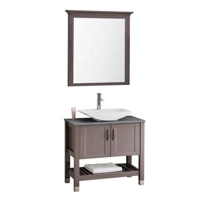 China European Style Luxury Sink Cabinet Bathroom Resin Basin Towel Cabinet With Mirror for sale