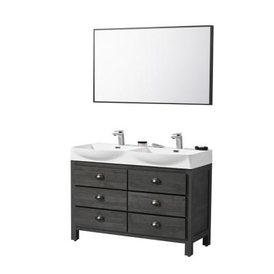 China Durable Best Price Top Quality Floor-standing Bathroom Storage Cabinet Vanity for sale