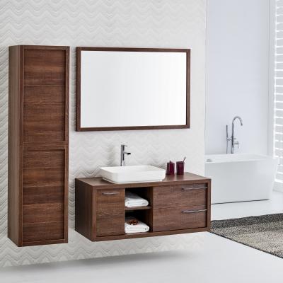 China Hot Selling Traditional Modern Wood Basin Luxury Bathroom Vanity Bathroom Antique Mirror Cabinet for sale