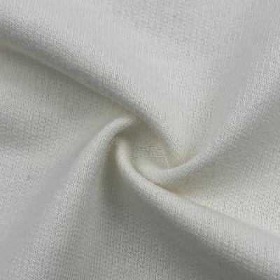 China Organic Cotton CVC Blend Fabric French Terry Free Sample Small MOQ Knitting Plain Dyed Direct From OEM for sale