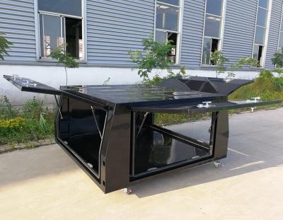 China Full-sealed Jack Off Powder Coated Black Alloy Canopy for sale