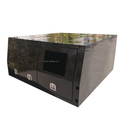 China Jack Off Black Alloy Canopy Full-sealed (with dog box, no rear door), ute aluminum canopy for sale