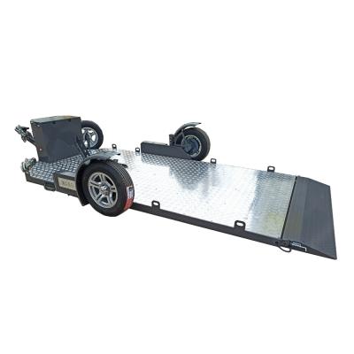 China Chassis NEW Axle Rewaco Motorcycle Single Hydraulic Lift Trailer for sale