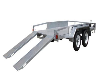 China Car Trailer Galvanized 2 Axles Car Trailer for sale