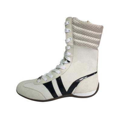 China White EVA Fashion Custom Breathable Wrestling Boxing Shoes for sale