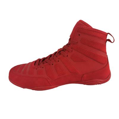 China New Style High Quality EVA Leather Men's Professional Boxing Shoes Wholesale Cheap Price Mesh Women Boxing Shoes Breathable for sale