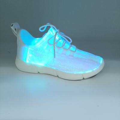 China 2019 Women Men Lightweight Unisex Usb Charging Light Flashing Sneakers Led Sports Shoes for sale