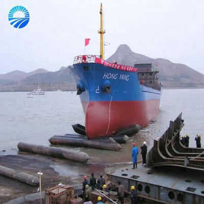 China Floating Bridge Dock Construction Rubber Ship Marine Airbag underwater ship rubber for sale