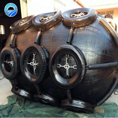 China diameter 3.3m x length 6.5m yokohama type used for ship or dock pneumatic marine rubber fenders Te koop