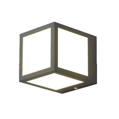 China Ip54 3W Simple And Modern Solar Outdoor Waterproof Wall Lamp Courtyard Wall Light for sale