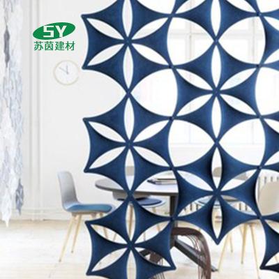 China Fireproof Polyester Modern Sound Absorption Panel Sound Absorption Decorative Fiber Sound Insulation Panel for sale