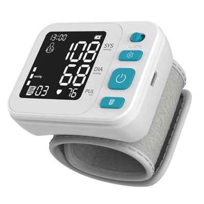 China Memories 2*99 Digital BP Wrist Blood Pressure Monitor Rechargeable Automatic Wrist Blood Pressure Monitor Machine Sphygmomanometer Wireless Wrist Blood Pressure Monitor for sale