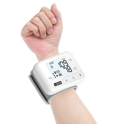 China Acrylic Wrist Blood Pressure Monitor BP Monitor Digital Blood Pressure Meter Brother Digital Wrist Sphygmomanometer Pressure Meter for sale