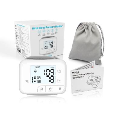 China Wrist Blood Pressure Monitor Brother Sphygmomanometer Acrylic Wireless BP Machine Digital Wrist Blood Pressure Monitor for sale