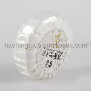 China Soft Hotel Supply Hotel Bathroom Soap Pleated Wrapped Soap For Hotel for sale