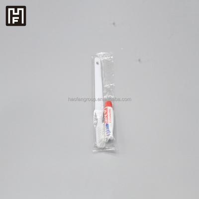 China Wholesale Eco-friendly disposable travel airline toothbrush with paste hotel toothb... for sale